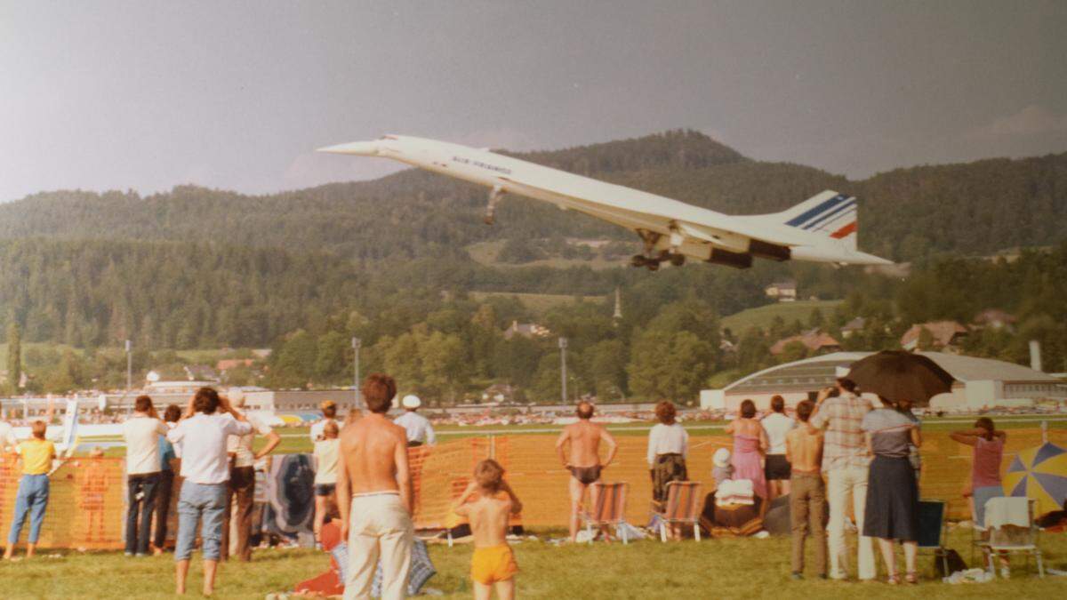 Die „Königin der Lüfte“ war vor 40 Jahren in Klagenfurt