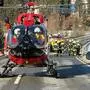 Rettungshubschrauber | Nach der Frontalkollision war die ARA-Flugrettung im Einsatz