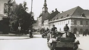 Die Briten sind mit ihren Panzern gekommen