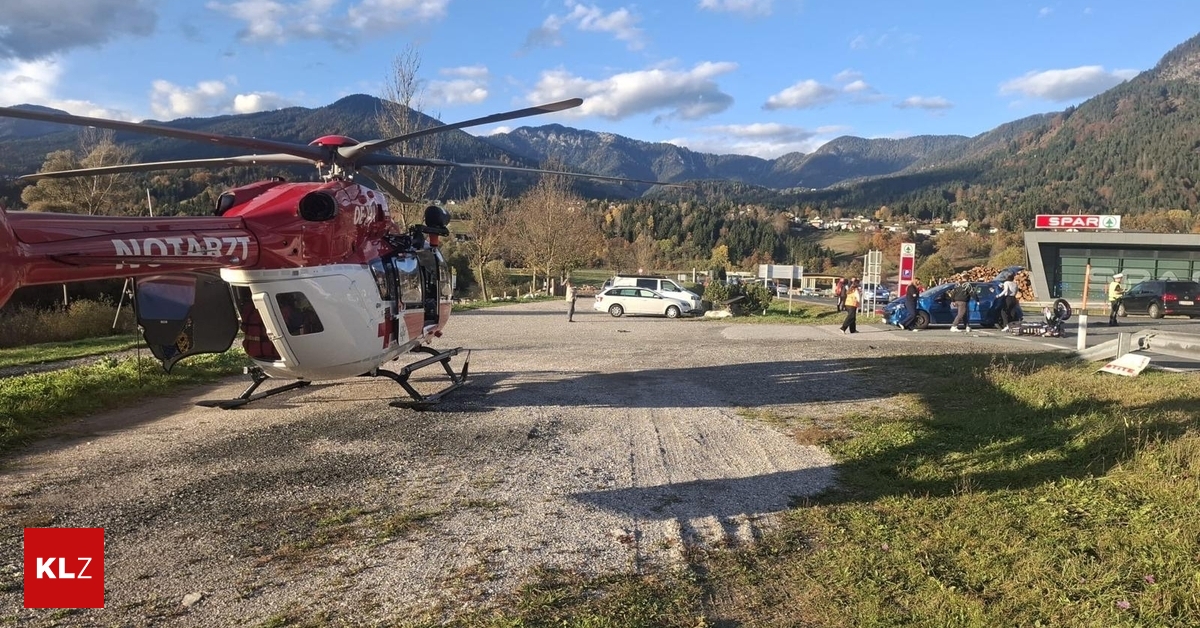 Motorcyclist seriously injured after collision with car in Upper Carinthia