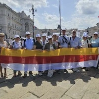 Die stolze Kärntner Delegation beim Papstbesuch in Triest