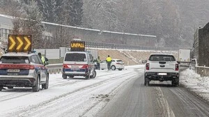 Schneeglätte führte zu Unfällen 