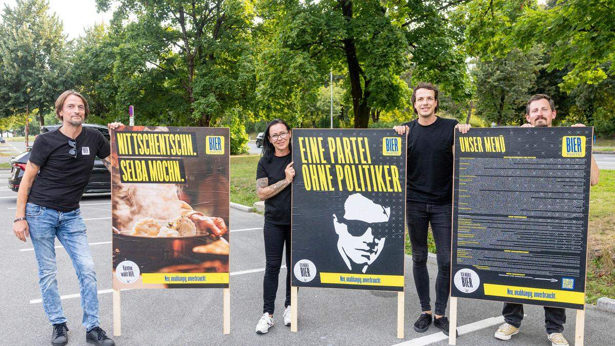 Gemeinsam mit seinem Team präsentierte Wlazy am Montag die Sujets