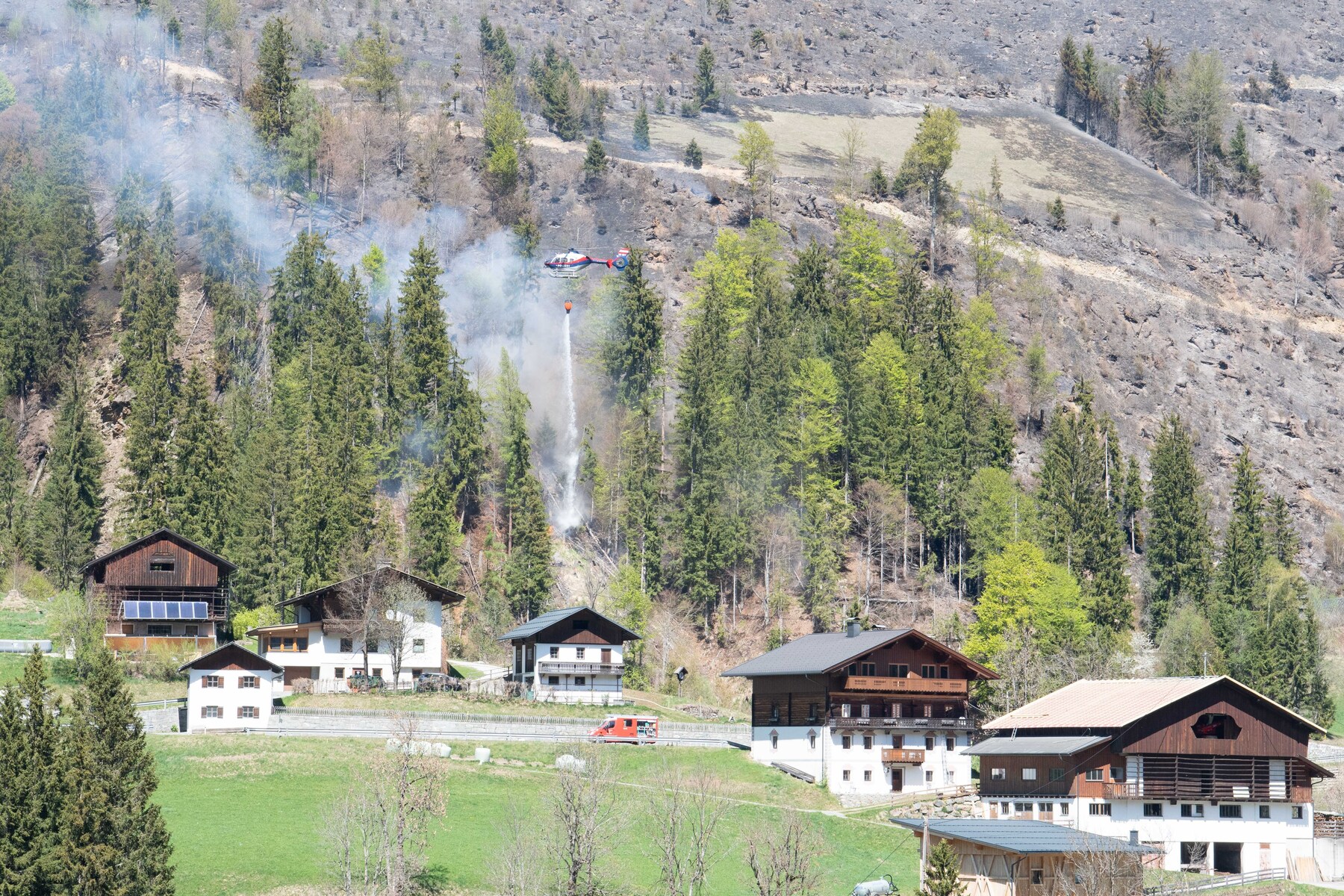Waldbrand im Lesachtal : „Fangen jetzt wieder von vorne an“