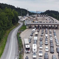 Samstagvormittag auf der Karawankenautobahn