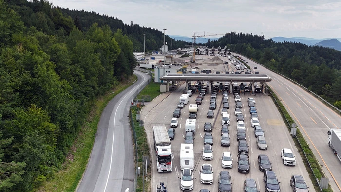 Samstagvormittag auf der Karawankenautobahn 