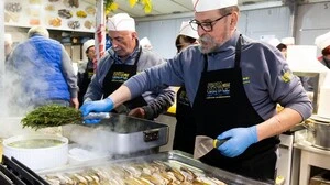 Spezialitäten aus der Adria werden aufgetischt 