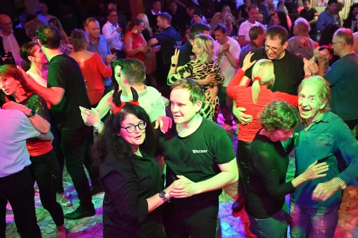 Die Tanzfläche war gut frequentiert