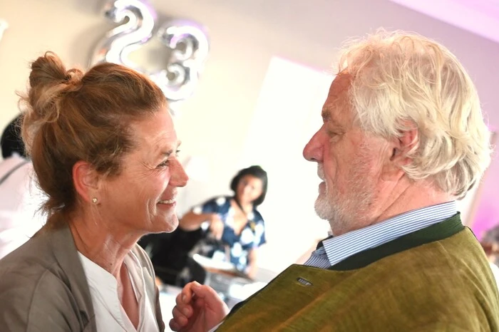 Klara und Harald Wieser am Tag der Abschiedsfeier