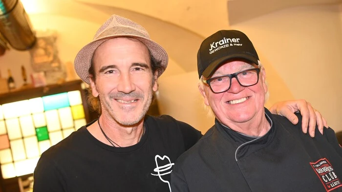 Igor mit Grillweltmeister Horst „Bimbo“ Binder