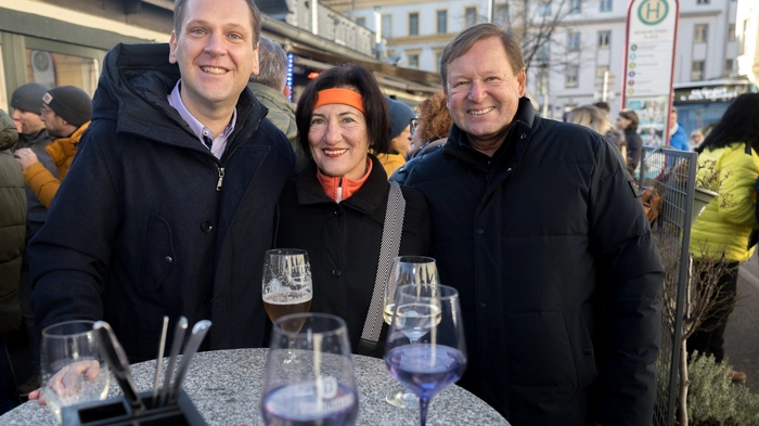 Lustig war der Bauernsilvester am Benediktinermarkt.