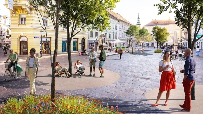 Die Grünen haben eine Visualisierung zur Neugestaltung des Alten Platzes angefertigt