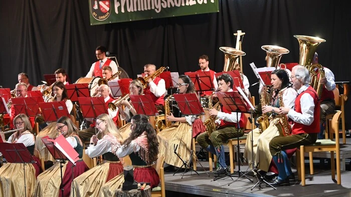 Die Trachtenkapelle St. Urban konnte beim Frühlingskonzert begeistern
