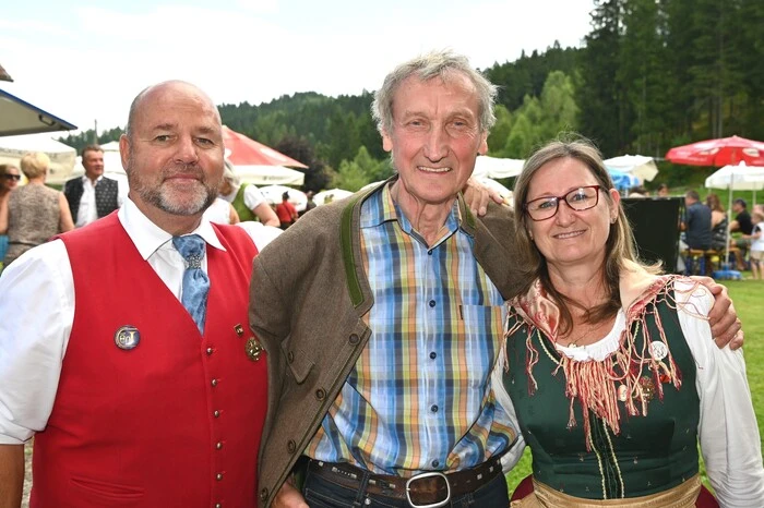 „Buggl Volte“ Stubinger mitten unter den Gästen war begeistert