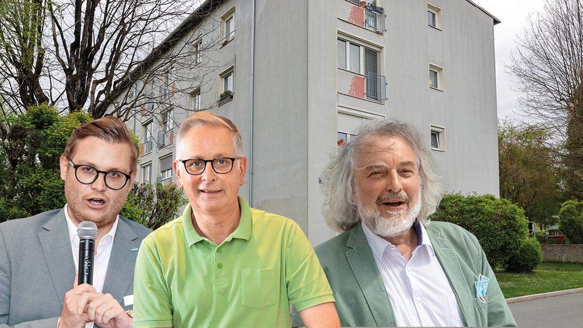 Die Misere bei „Klagenfurt Wohnen“ bewegt die Politik: Julian Geier (ÖVP) will Aufklärung, Wohnungsreferent Alexander Kastner (TK) ist dabei diese zu liefern, sein Vorgänger Frank Frey (Grüne) versteht nicht, wie es soweit kommen konnte