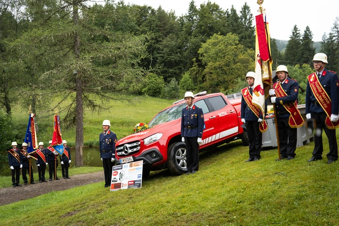 Das neue Fahrzeug der FF Techelsberg.