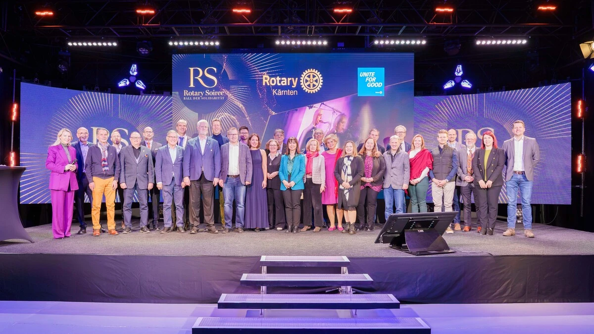 Die 19 Kärntner Rotary Clubs und die Caritas Kärnten veranstalten den „Opernball des Südens“