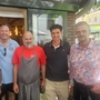 Günther Klum (rechts) war zu Gast bei Teatro-Chef Gert Höferer (Mitte) in Klagenfurt
