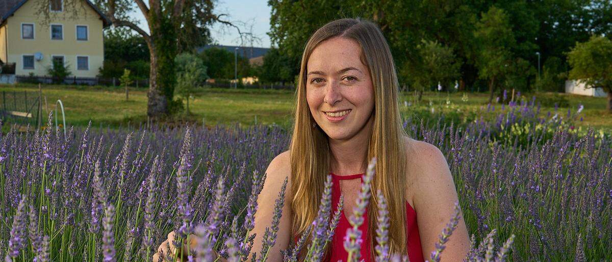 Katharina Nußbaumer baut biologische Schnittblumen an