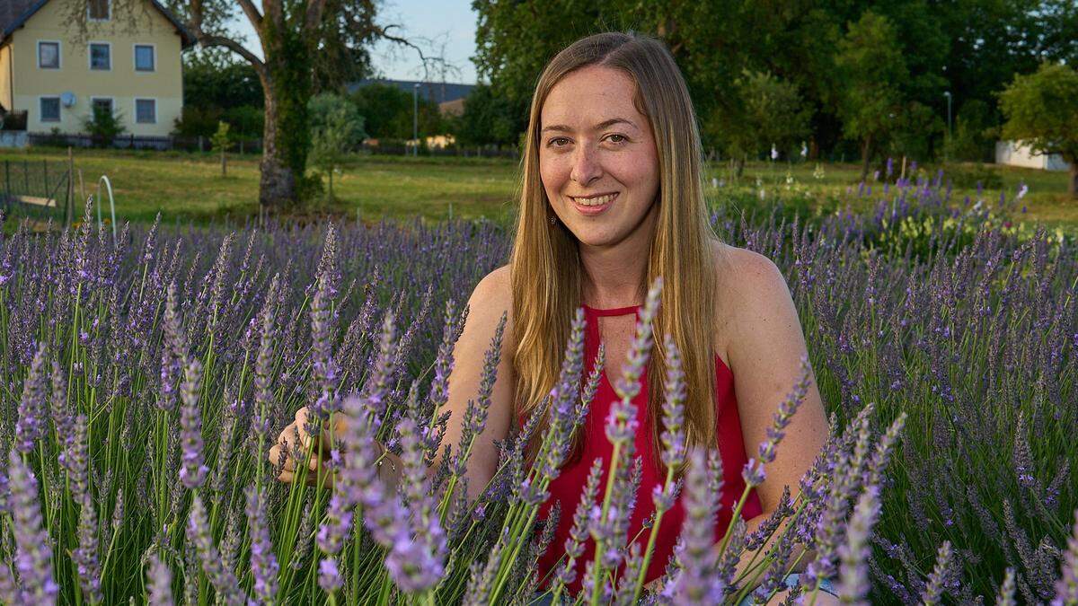 Katharina Nußbaumer baut biologische Schnittblumen an