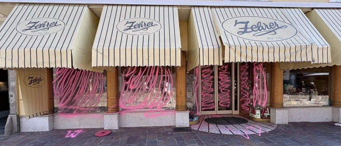 In der Vorwoche wurde das Geschäftslokal beschmiert. Jetzt gibt es Drohungen anderer Art