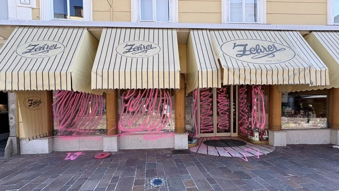 In der Vorwoche wurde das Geschäftslokal beschmiert. Jetzt gibt es Drohungen anderer Art