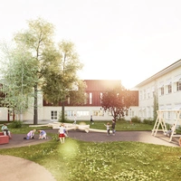 2023 wurde die Generalplaner-Ausschreibung für den Bildungscampus St. Peter durchgeführt, welche das Architekturbüro Riegler Riewe ZT-GmbH für sich entscheiden konnte.
