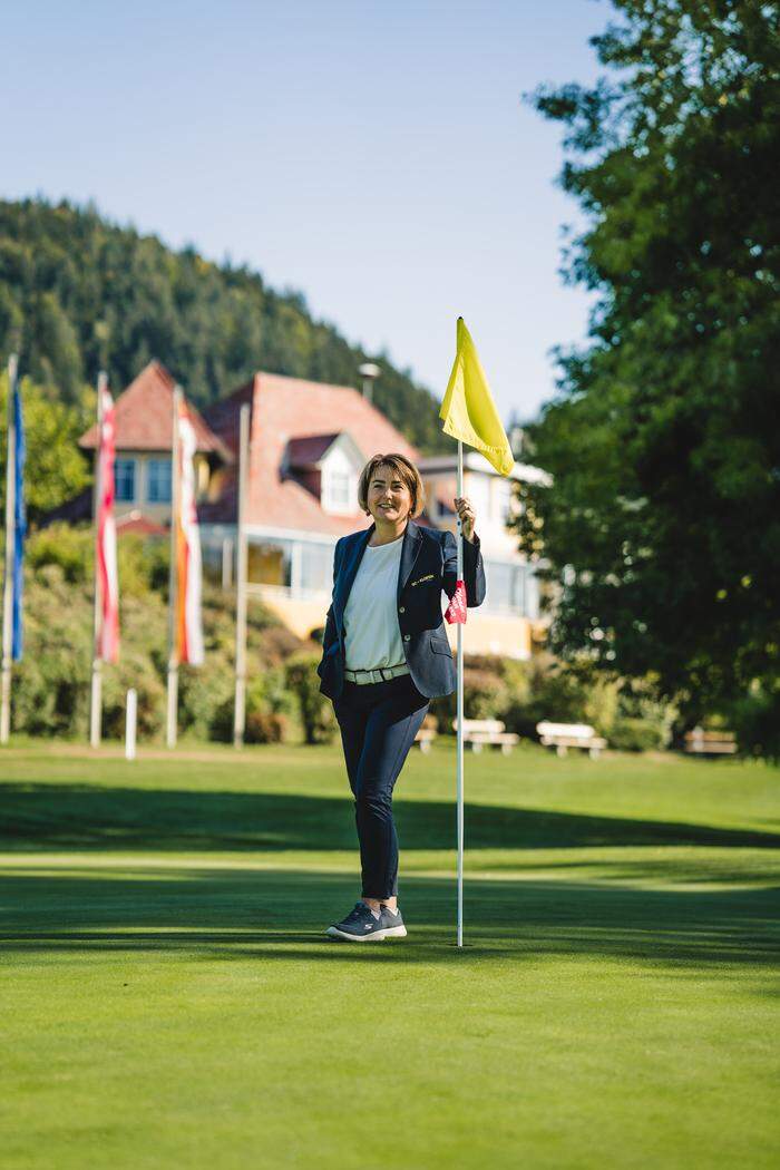 Jutta Schatz, seit 2014 Geschäftsführerin des Golfpark Klopeinersee