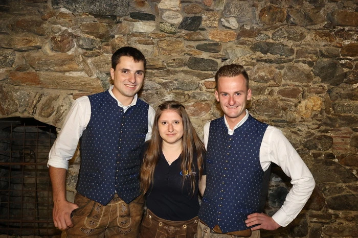 von links: Kassier Marcel Roth, Mädelleiterin Christina Reiterer und Obmann Niklas Maggale