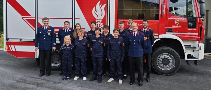 Stolze Nummer 1 in Völkermarkt: die Jugendfeuerwehr Miklauzhof