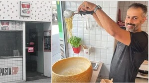 Ehab Omar erfüllte sich 2022 mit dem Imbiss „Pasta Cup“ in Wolfsberg seinen Traum