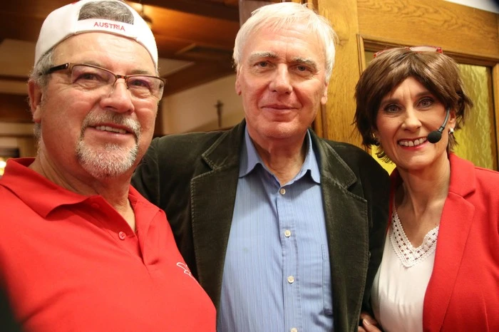 Garderobengespräche zwischen Albert Schorli, Peter Micheuz & Lisa Kaschnig