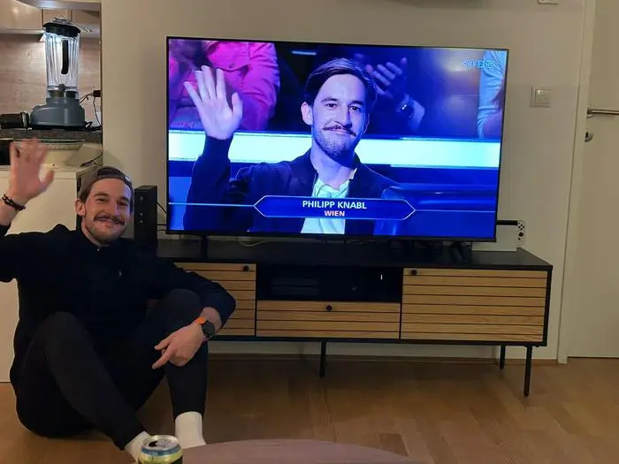 Zuhause wurde die Sendung natürlich angeschaut