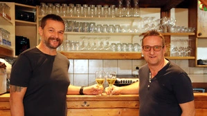 Die Brüder Gottfried und Mario Kienzer (von links)