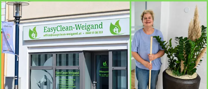 Mitten in St. Andrä hat eine Filiale von „EasyClean“ eröffnet, im Bild Chefin Dorit Weigand