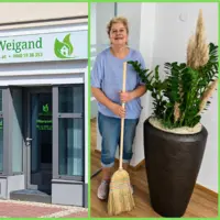 Mitten in St. Andrä hat eine Filiale von „EasyClean“ eröffnet, im Bild Chefin Dorit Weigand
