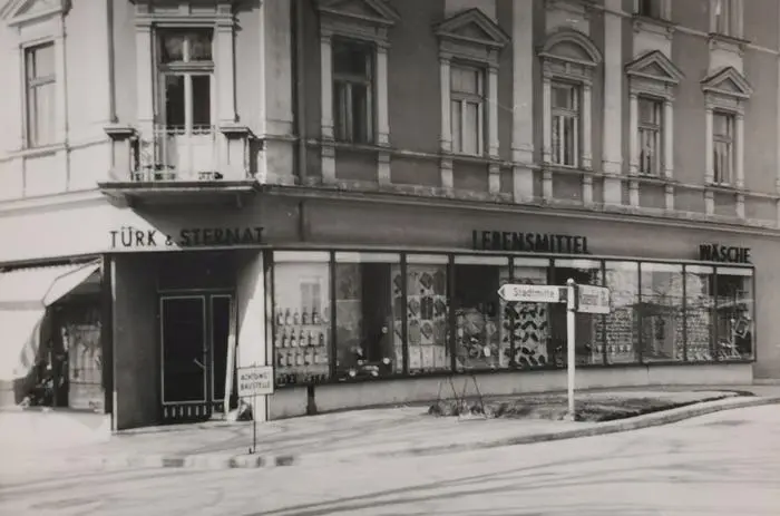 „Lebensmittel“ und „Wäsche“ stand in den 50ern am Geschäft