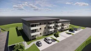 Eine Visualisierung der Wohnanlage | So soll die Wohnanlage aussehen