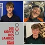 Von links oben im Uhrzeigersinn: Verena Reinisch, Fabio Schreiber, Leonie Unegg, Jonas Gräßl, Nikolaj Wrienz