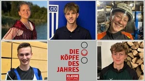 Von links oben im Uhrzeigersinn: Verena Reinisch, Fabio Schreiber, Leonie Unegg, Jonas Gräßl, Nikolaj Wrienz