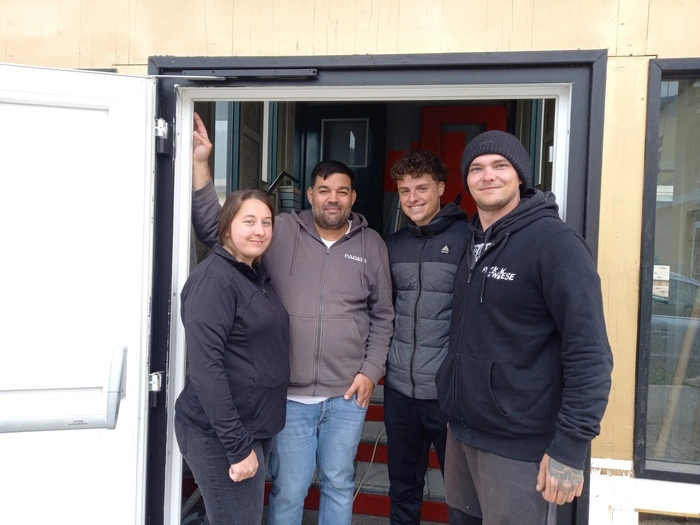 Tamara Vogl, Franky Wastl, Nico Glanz, Patrick Radocha (von links)