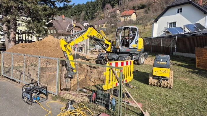 Das bestehende Kanalnetz wird erweitert, die Arbeiten dafür haben bereits begonnen