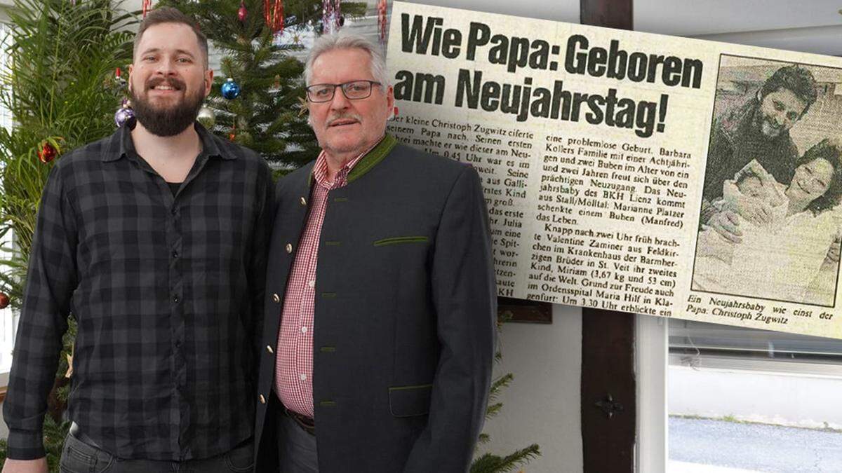 Johann Rebernig und Christoph Zugwitz feiern am Neujahrstag Geburtstag