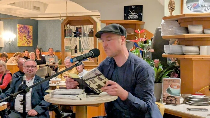 Der Millstätter Autor Paul Auer war im Café Sitzwohl zu Gast