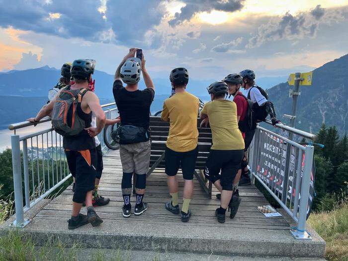 Der Sternentrail am Millstätter See ist sowohl bei Wanderern als auch bei Bikern sehr beliebt