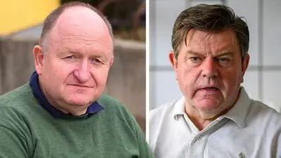 Zwischen Holger Remer (links) und Franz Schantl gibt es einen Disput