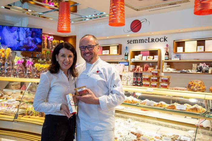 Erich und Carmen Semmelrock von der Semmelrock Confiserie im Gailtal