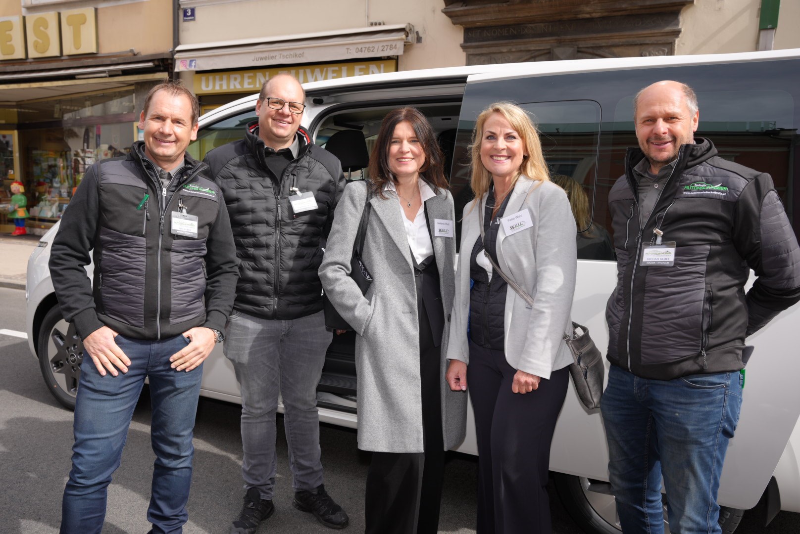 Die Vertreter der Mölltaler Autohäuser Huber und Wulz