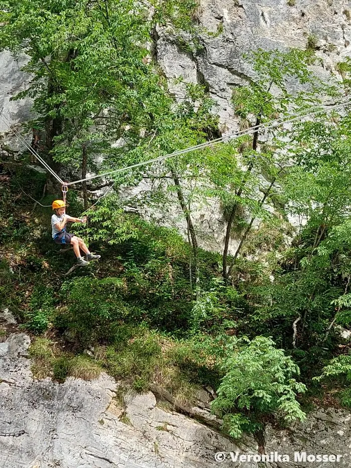 Beim Klammfest gibt es einen „Flying Fox“ über den Bach