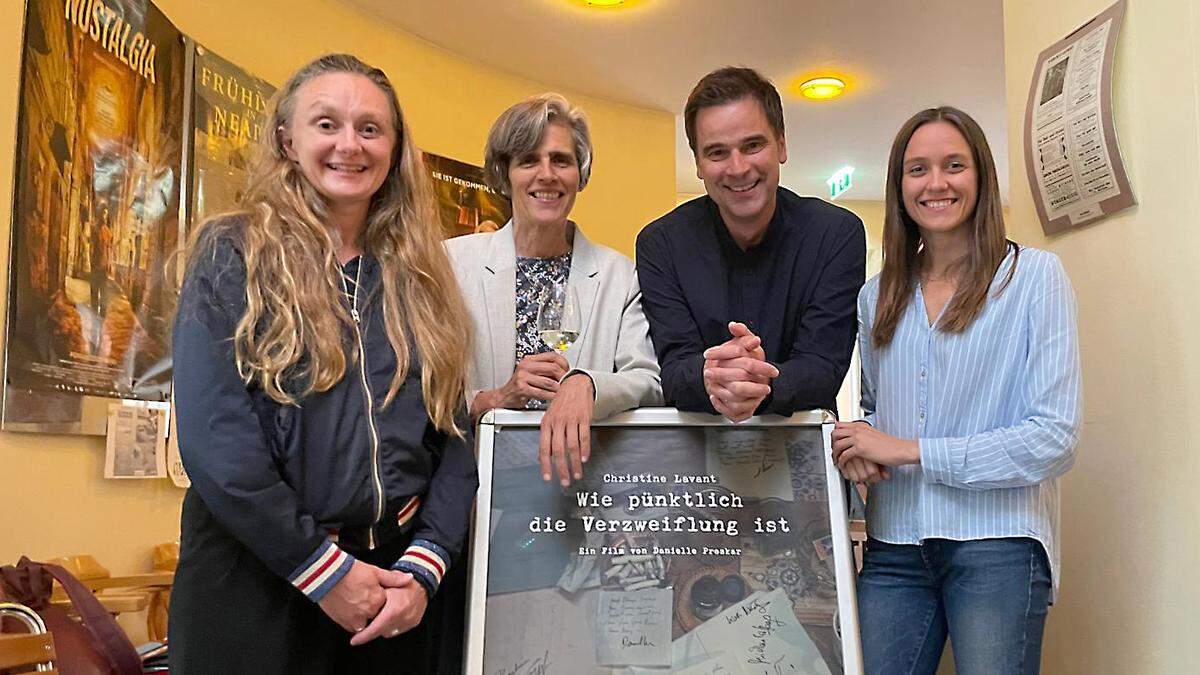 Gerti Drassl, Danielle Proskar, Edgar Unterkirchner und Julia Hofer